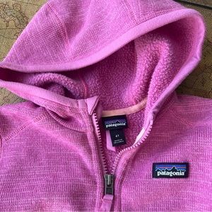 Pink Patagonia Fleece Jacket size 4T